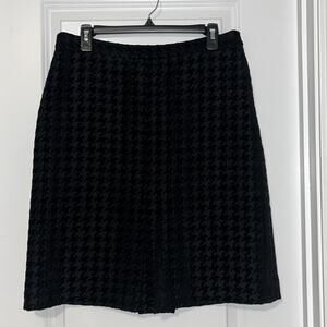 Brooks Brothers 346 Houndstooth Pencil Skirt